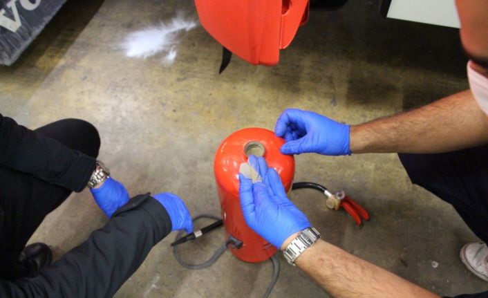 Kapıkule’de 13 milyon liralık operasyon: Yangın tüpüne 13 kilo eroin sakladılar