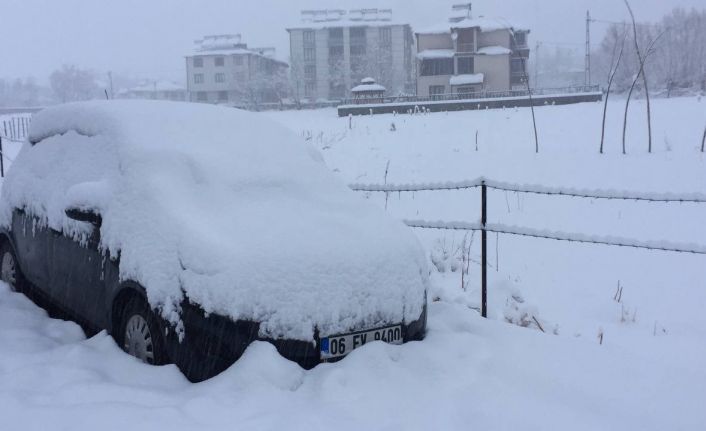Karlıova’da kar kalınlığı 50 santime ulaştı, 30 köy yolu ulaşıma kapandı
