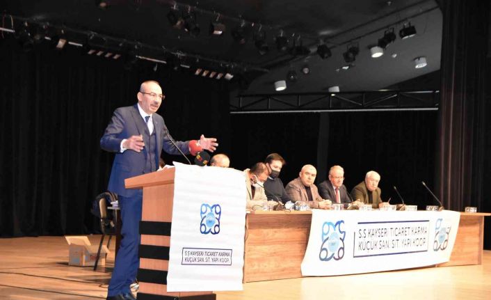 Kayseri Ticaret Karma Küçük Sanayi Sitesi Yapı Kooperatifi Olağan Mali Genel Kurulu yapıldı