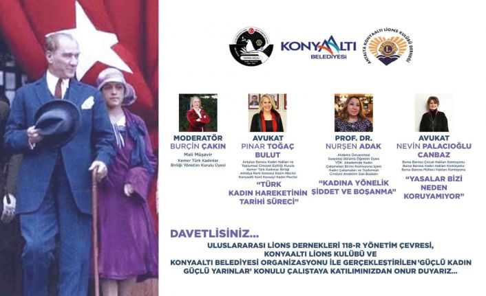 Konyaaltı’nda Güçlü Kadın Güçlü Yarınlar Çalıştayı