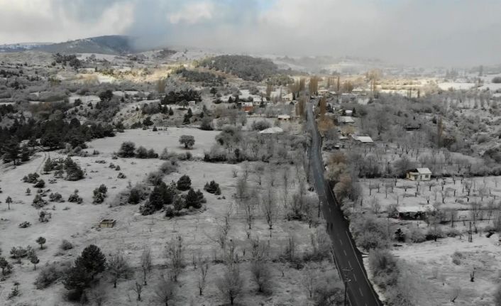 Kütahya’ya mevsimin ilk karı