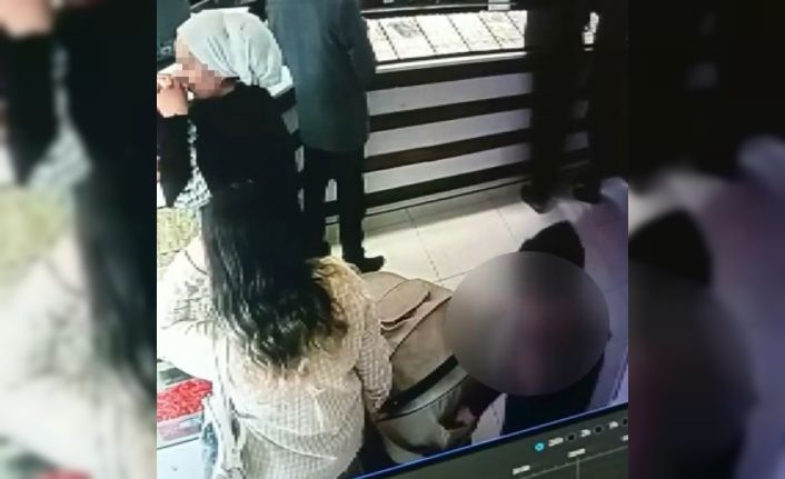 Mardin’de 15 yaşındaki hırsız, kaşla göz arasında bebek arabasından telefon çaldı