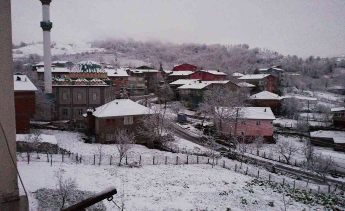 Mevsimin ilk karı yağdı, kartpostallık görüntüler ortaya çıktı