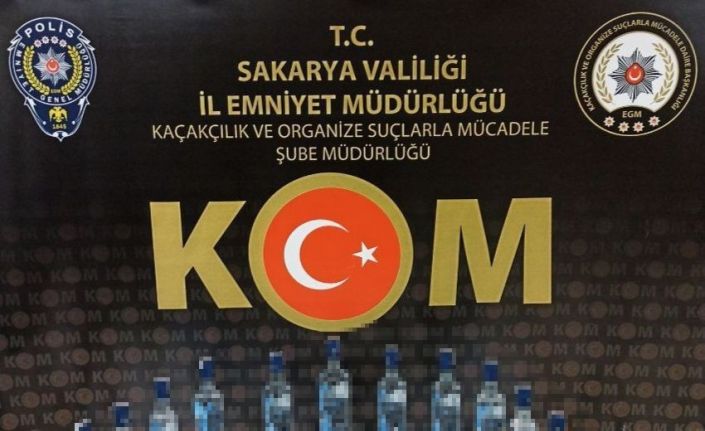 Sakarya’da yılbaşı öncesi polisten kaçak içki operasyonu