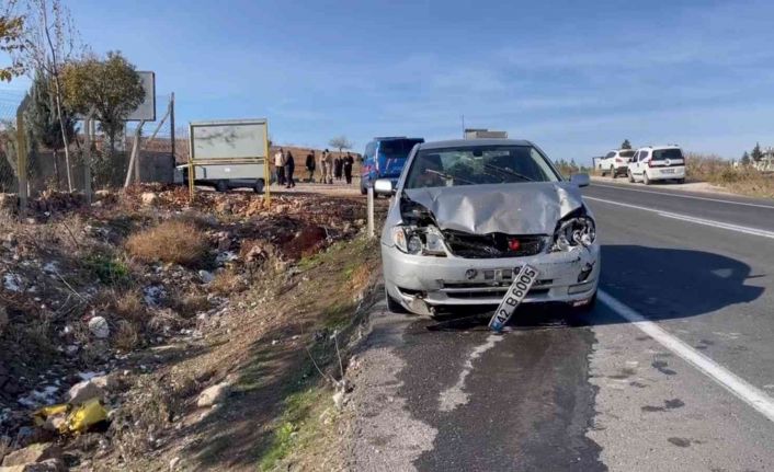 Şanlıurfa’da otomobiller çarpıştı: 2 yaralı