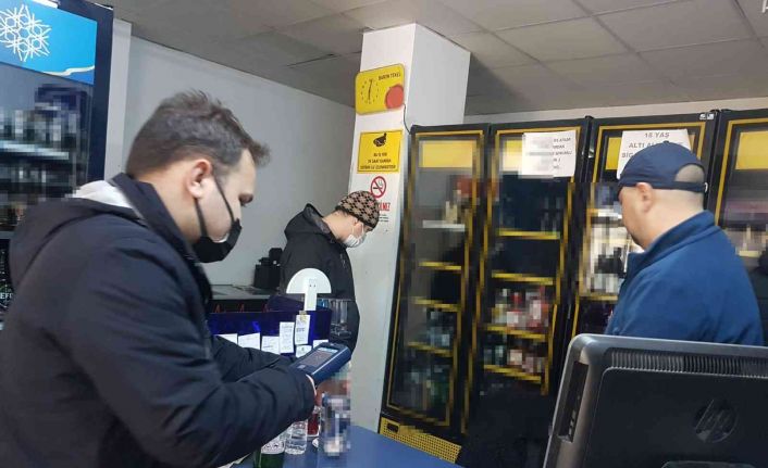 Simav’da sahte alkol denetimi