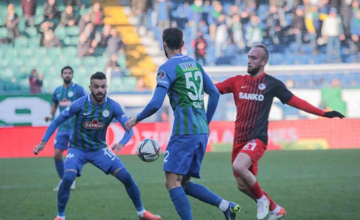 Spor  Toto Süper Lig: Çaykur Rizespor: 0 - Gaziantep FK: 1 (Maç sonucu)
