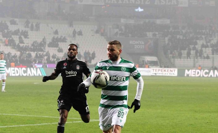 Spor Toto Süper Lig: Konyaspor: 0 - Beşiktaş: 0 (İlk yarı)