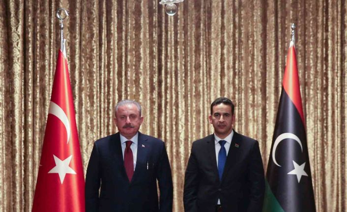 TBMM Başkanı Mustafa Şentop, Libya Temsilciler Meclisi Başkanvekili Fevzi El Nuveyri’yi kabul etti