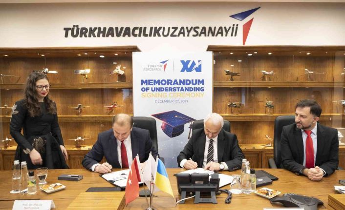 Türk Havacılık ve Uzay Sanayii ve Ukrayna arasında Eğitim ve Araştırma işbirliği yapıldı