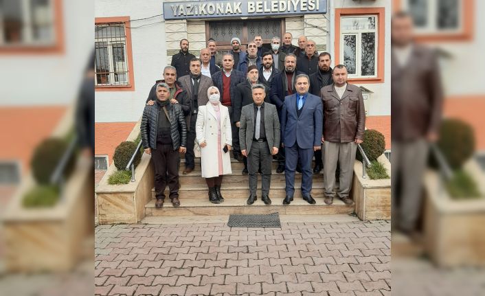 Yazıkonak Belediye Başkanı Çadırcı, okul müdürleri, imamlar ve muhtarlarla bir araya geldi