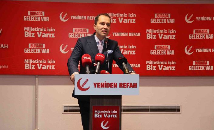 Yeniden Refah Partisi Lideri Erbakan: “Asgari ücretin yüzde 50 zam yapılarak 4 bin 235 TL seviyesine getirilmesi lazım”