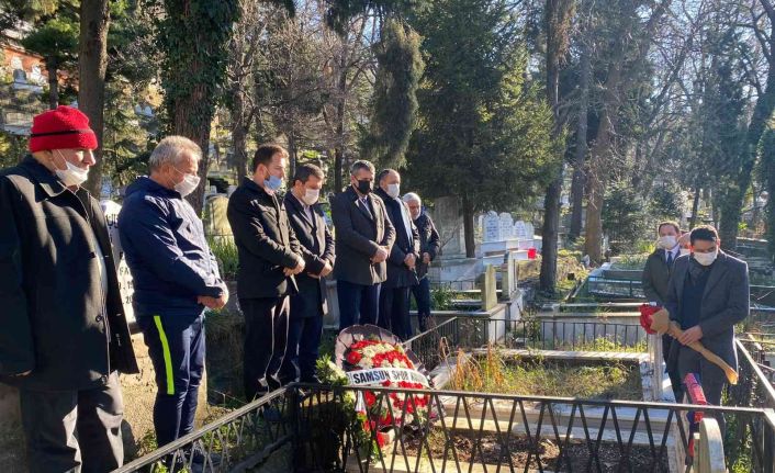 33. yıl önce kazada ölen Samsunsporlu futbolcu Badalıoğlu dualarla anıldı