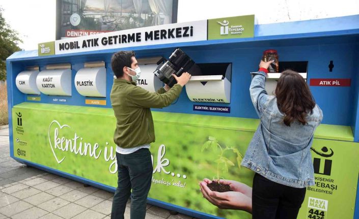 Atıklar, Tepebaşı’nda kazanıma dönüşüyor