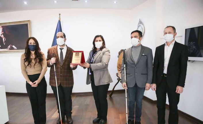 Başkan Çerçioğlu, Altı Nokta Körler Derneği’ni ağırladı