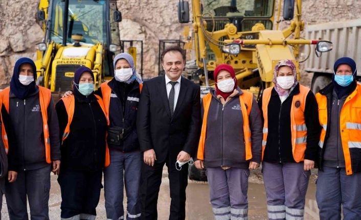 Başkan Semih Şahin’den karla mücadele ekiplerine teşekkür