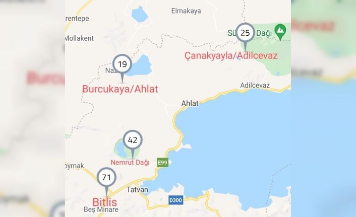 Bitlis’te 70 köy yolu ulaşıma kapandı