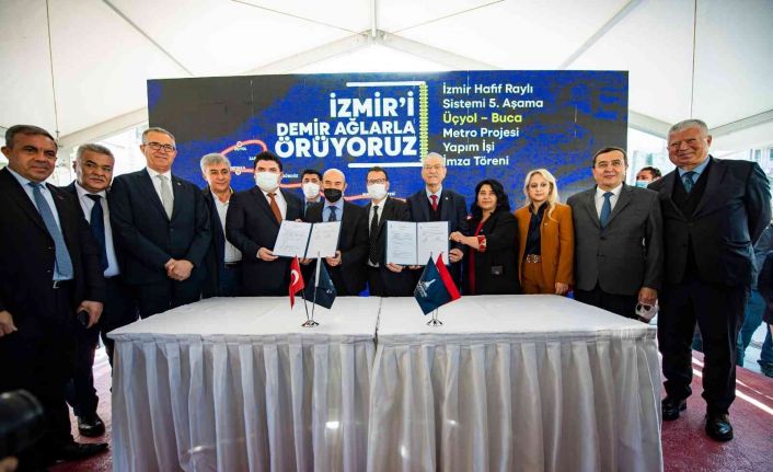 Buca Metrosu’nun yapım sözleşmesi imzalandı: Temeli 14 Şubat 2022’de atılacak