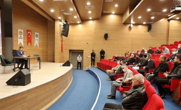 Cizre Kaymakamı Tunç, merkez mahalle muhtarlarıyla bir araya geldi