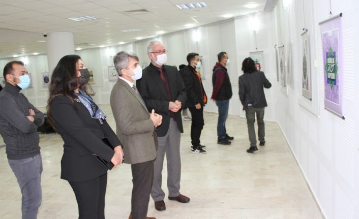 DPÜ GSF’de  “Yunus Emre ve Hacı Bektaş-ı Veli’den Veciz Sözler” konulu sergi