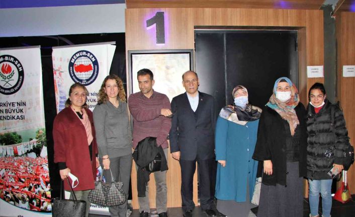 Eğitim-Bir-Sen üyeleri "Kesişme: İyi ki Varsın Eren" filmini izledi
