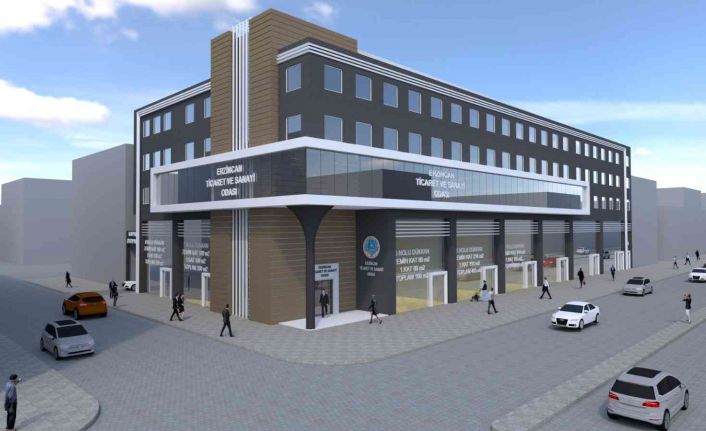 Erzincan TSO tarafından yeni yapılacak olan hizmet binasında yer alan dükkanlar satışa çıkarıldı