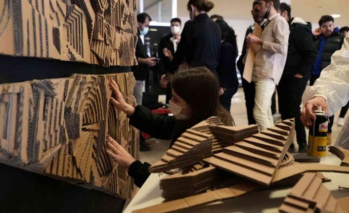 KBÜ Güzel Sanatlar Fakültesi Öğrencilerinden Rölyef Projesi