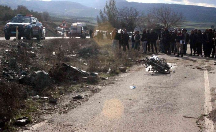 Kilis’te motosiklet şarampole yuvarlandı:1 ölü