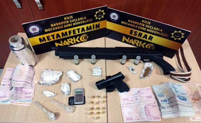 Kilis’te uyuşturucu operasyonu