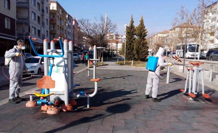 Kırıkkale’de dezenfeksiyon çalışmaları sürüyor