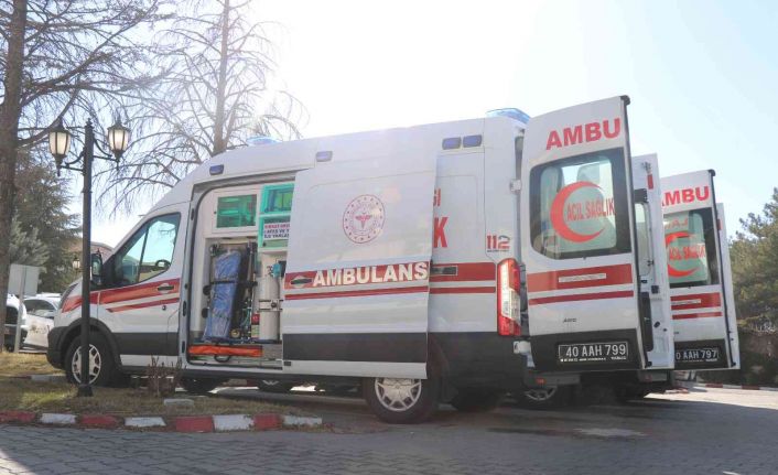 Kırşehir Ambulans Servisi bir yılda 39 bin 885 vakaya müdahale etti