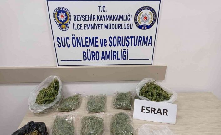 Konya’da polisten uyuşturucuya geçit yok