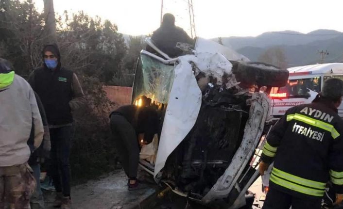 Kuşadası’nda trafik kazası: 4’ü ağır 8 yaralı