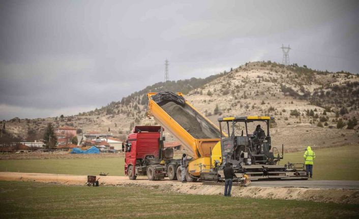 Kütahya’da beton asfalt çalışmaları