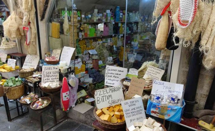 Mardin’in bıttım sabunu da kuraklıktan nasibini aldı