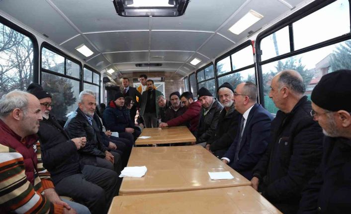 Meram Belediyesi Mobil Taziye Aracı vatandaşların zor günlerinde hizmet veriyor