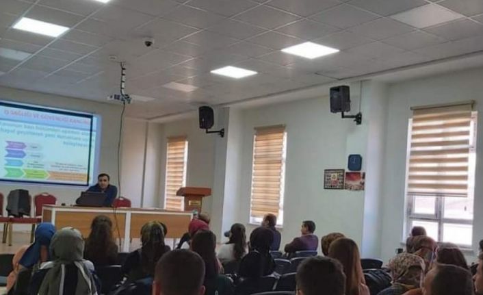 Öğretmenlere ve eğitim çalışanlarına "İş Sağlığı ve Güvenliği Temel Eğitimi" düzenlendi