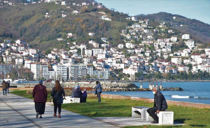 Ordu’da kış mevsiminde yalancı bahar