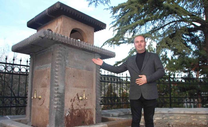 (ÖZEL) Kayı Aşiretinin 814 yıl önce Ahlat’tan Söğüt’e uzanan yolculuğu bu çeşme simgeleyecek