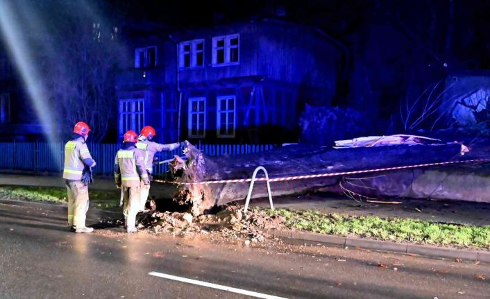 Polonya’da fırtına: 1 milyona yakın ev elektriksiz kaldı, 1 kişi öldü