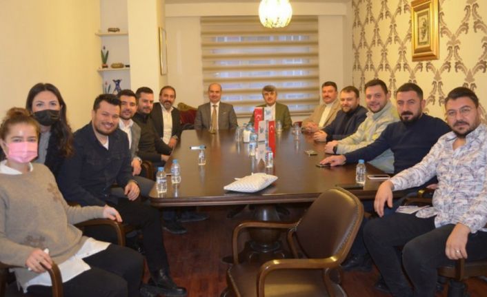 Rektör Kazım Uysal, Kütahya Genç İş Adamları Derneği ile buluştu