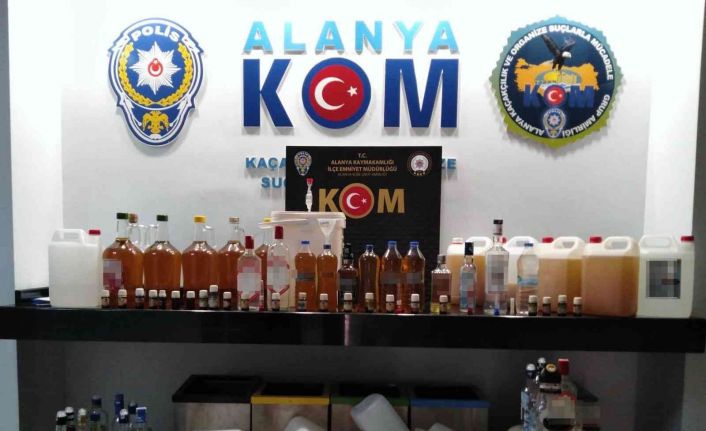 Sahte alkol üretip satan şahıs tutuklandı