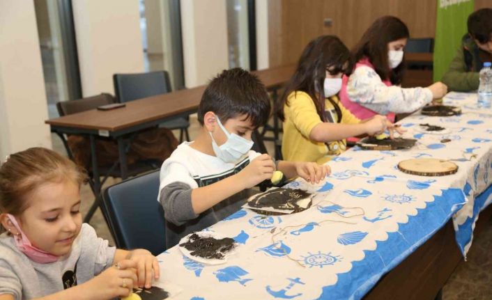 Sanat ve eğlence atölyeleri renkli görüntülere sahne oluyor