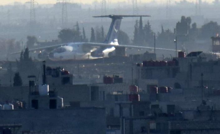 Suriye’nin Kamışlı kenti havaalanına Esat’a ait Rus yapımı kargo uçağı indi