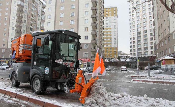 Talas’ta her noktada kış çalışması