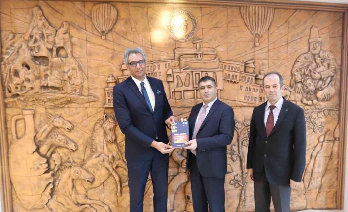 TES Nevşehir Şube Başkanı Urgenç’ten Rektör Aktekin’e Ziyaret