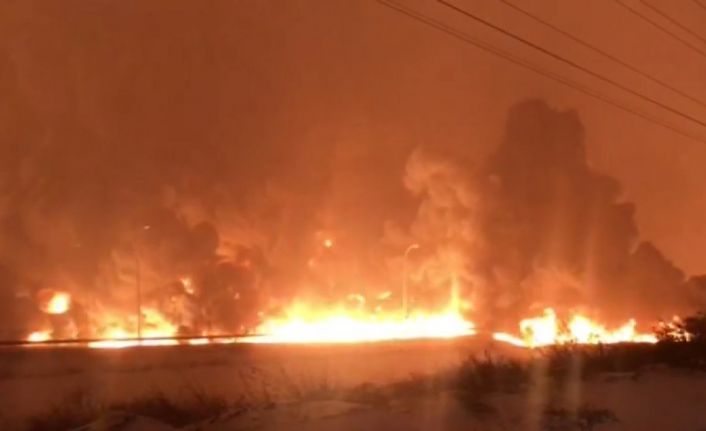 Valilikten petrol boru hattındaki patlamayla ilişkin açıklama: “Olay yerine yakın hat vanaları kapatıldı”