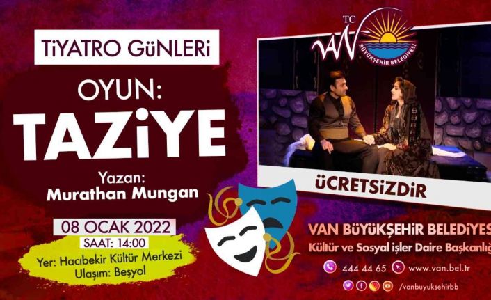 Van’da tiyatro günleri başlıyor