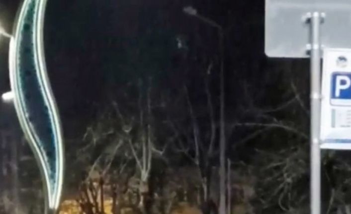 Yabancı uyruklu şahıslar cadde ortasında birbirine girdi