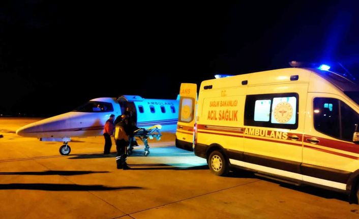 2 günde iki kişi yanık tedavisi için ambulans uçakla Bursa’ya getirildi